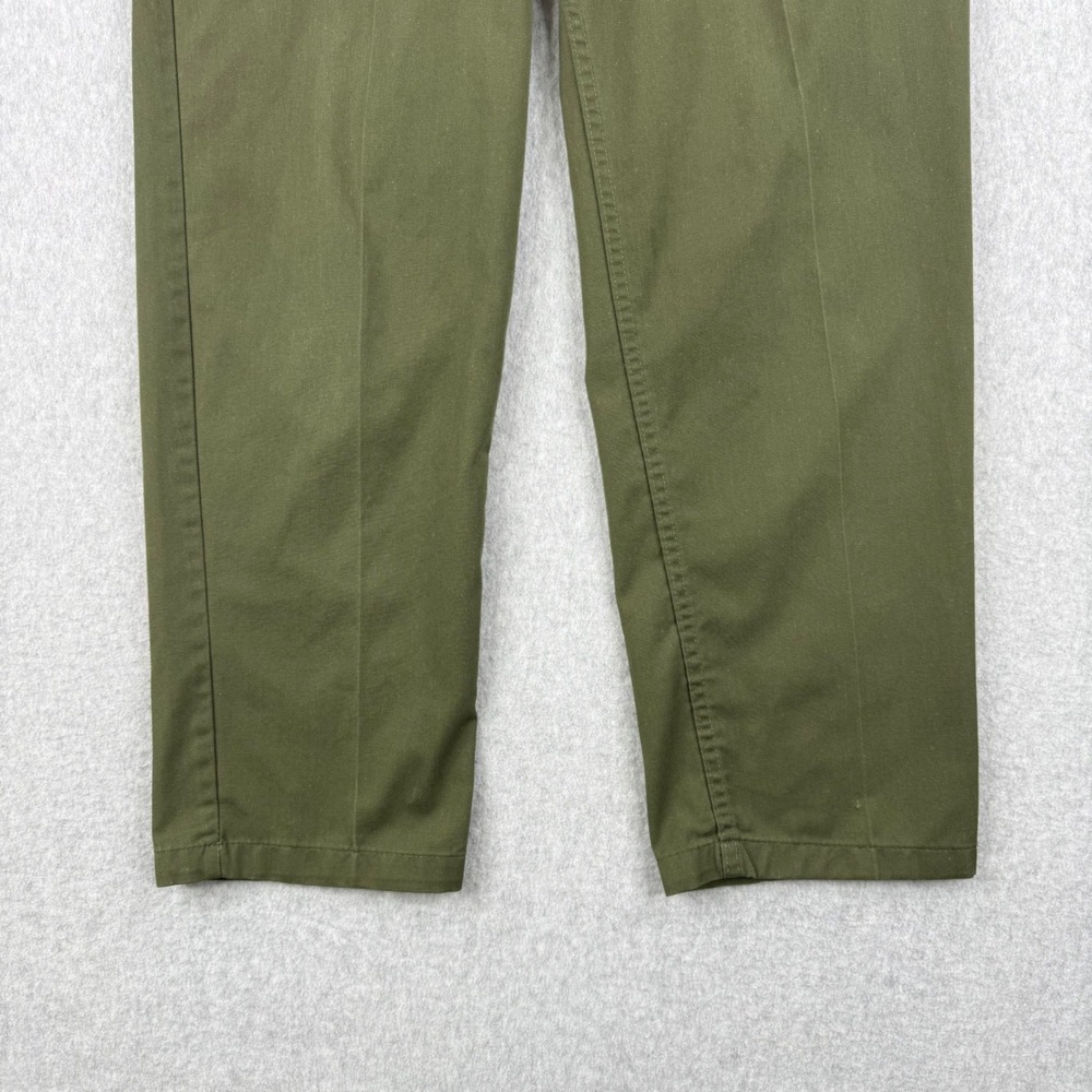 Vintage US Military Pants Fits Mens 36x30 Green OG 507 Ideal Zip Utility 80s - Picture 5 of 15